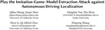 Play the Imitation Game: Model Extraction Attack against Autonomous Driving Localization